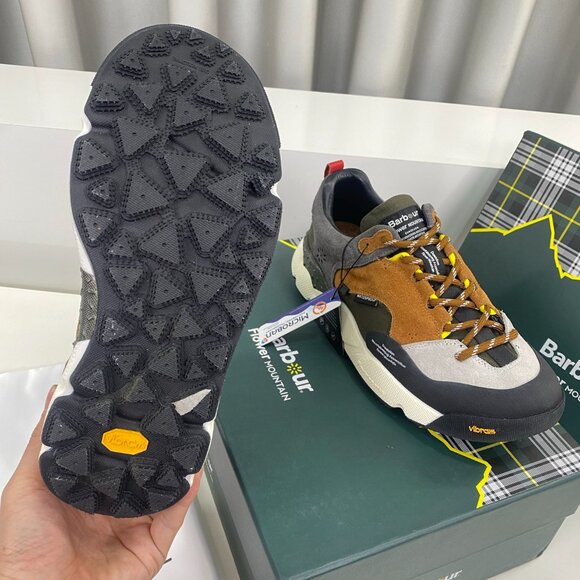 Flower MOUNTAIN NANGA Collaboration Sneaker in Brown&White&Gray&Black Suede - Picture 9 of 9